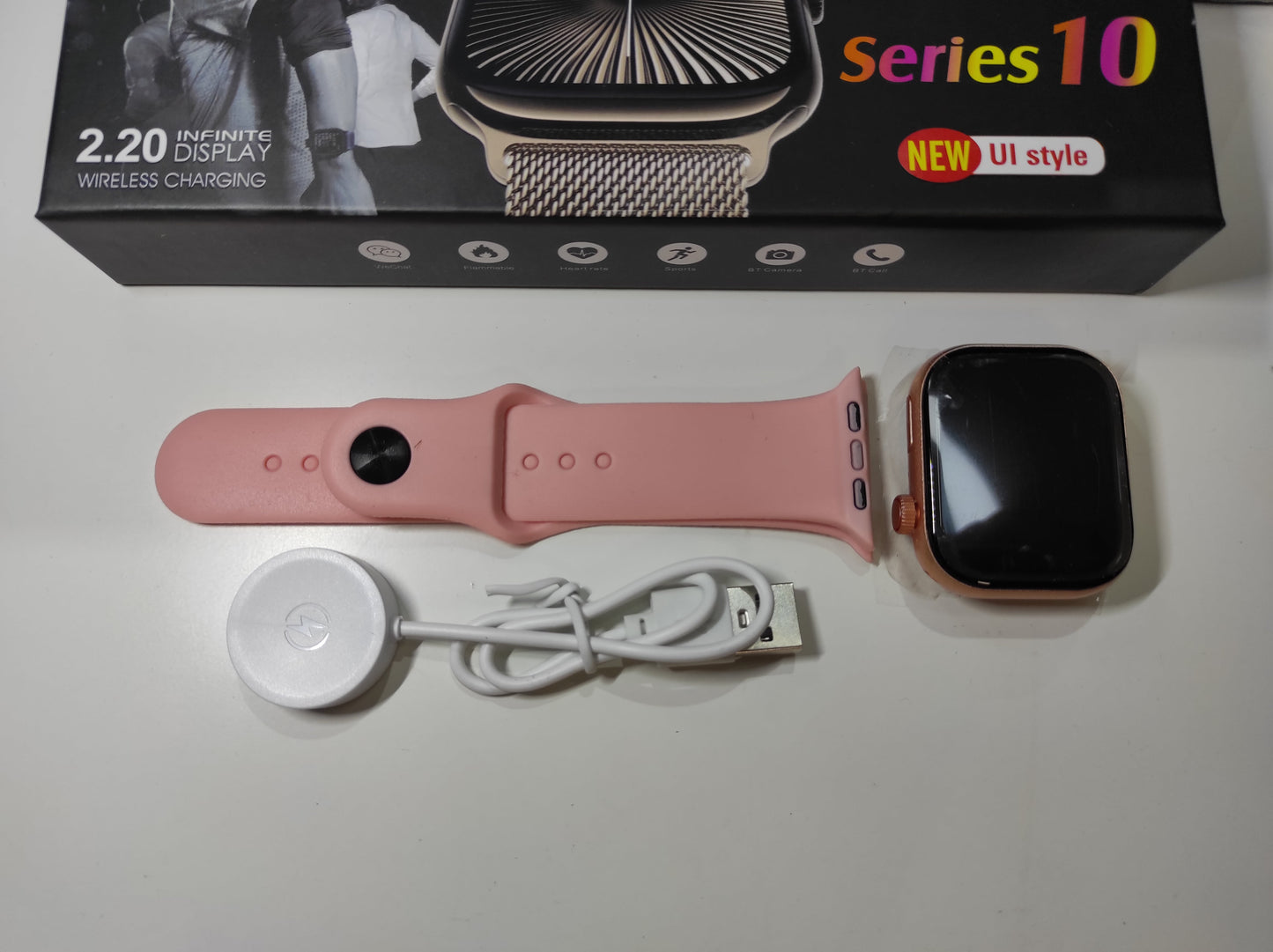 Smartwatch serie 10 con pantalla 2.2 pulgadas rosa - additional image 8